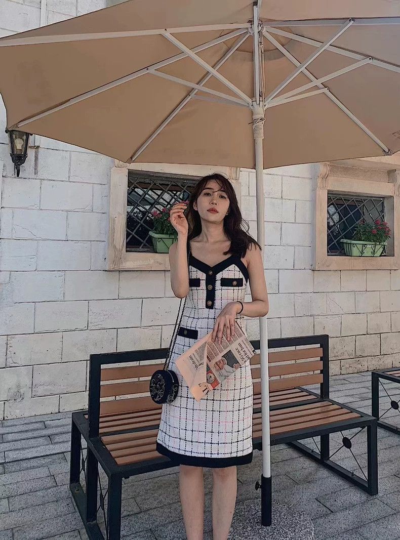 Gucci Gucci Tweed suspender dress Size S / US 4 / IT 40 - 7 Thumbnail
