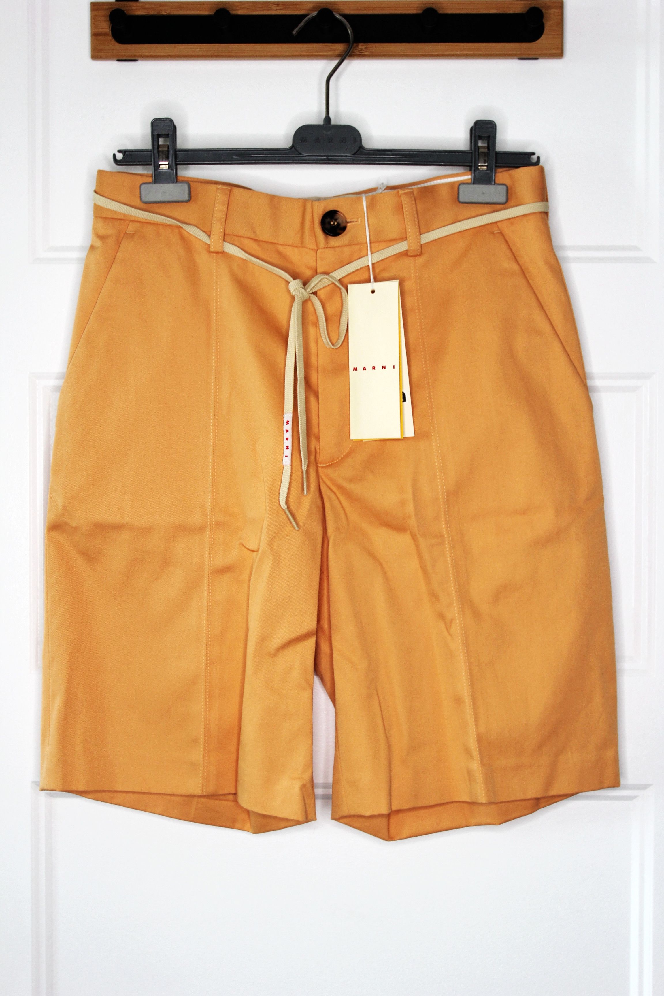 Marni BNWT SS23 MARNI COTTON GABARDINE SHORTS 46 Size US 30 / EU 46 - 2 Thumbnail