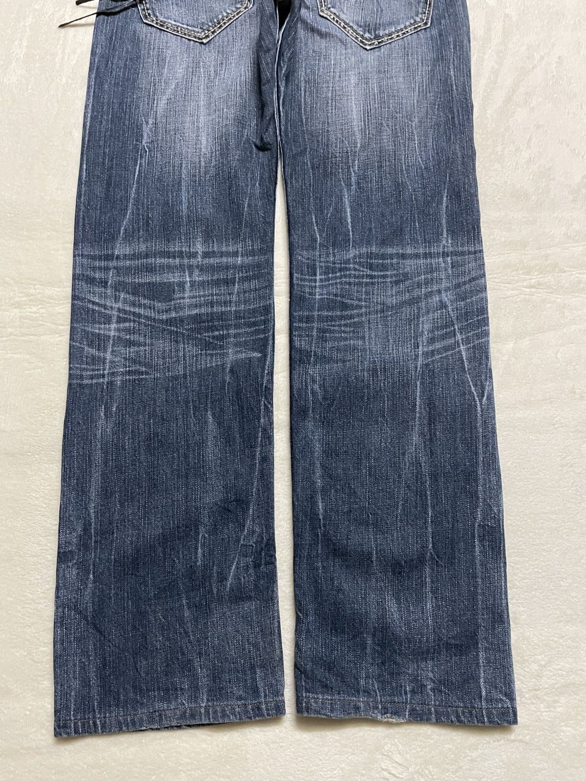 Japanese Brand Vintage Anti-Label Mudwash Faded Denim Jeans Size US 34 / EU 50 - 12 Thumbnail
