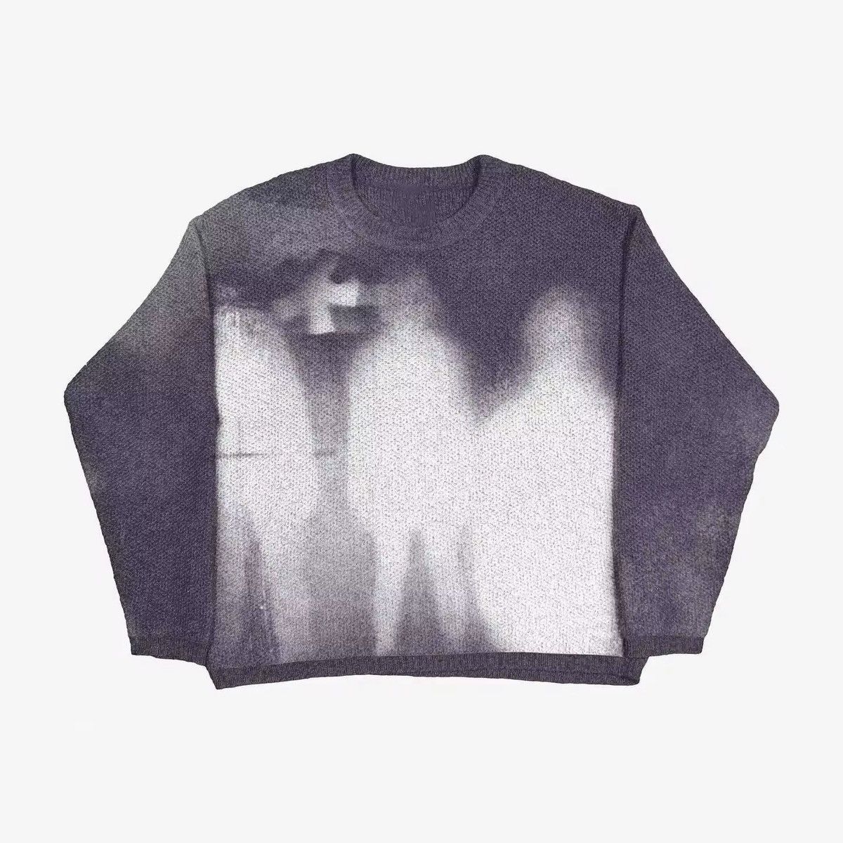 Designer × Japanese Brand Shadow people pattern printed sweater Size US XL / EU 56 / 4 - 1 Thumbnail
