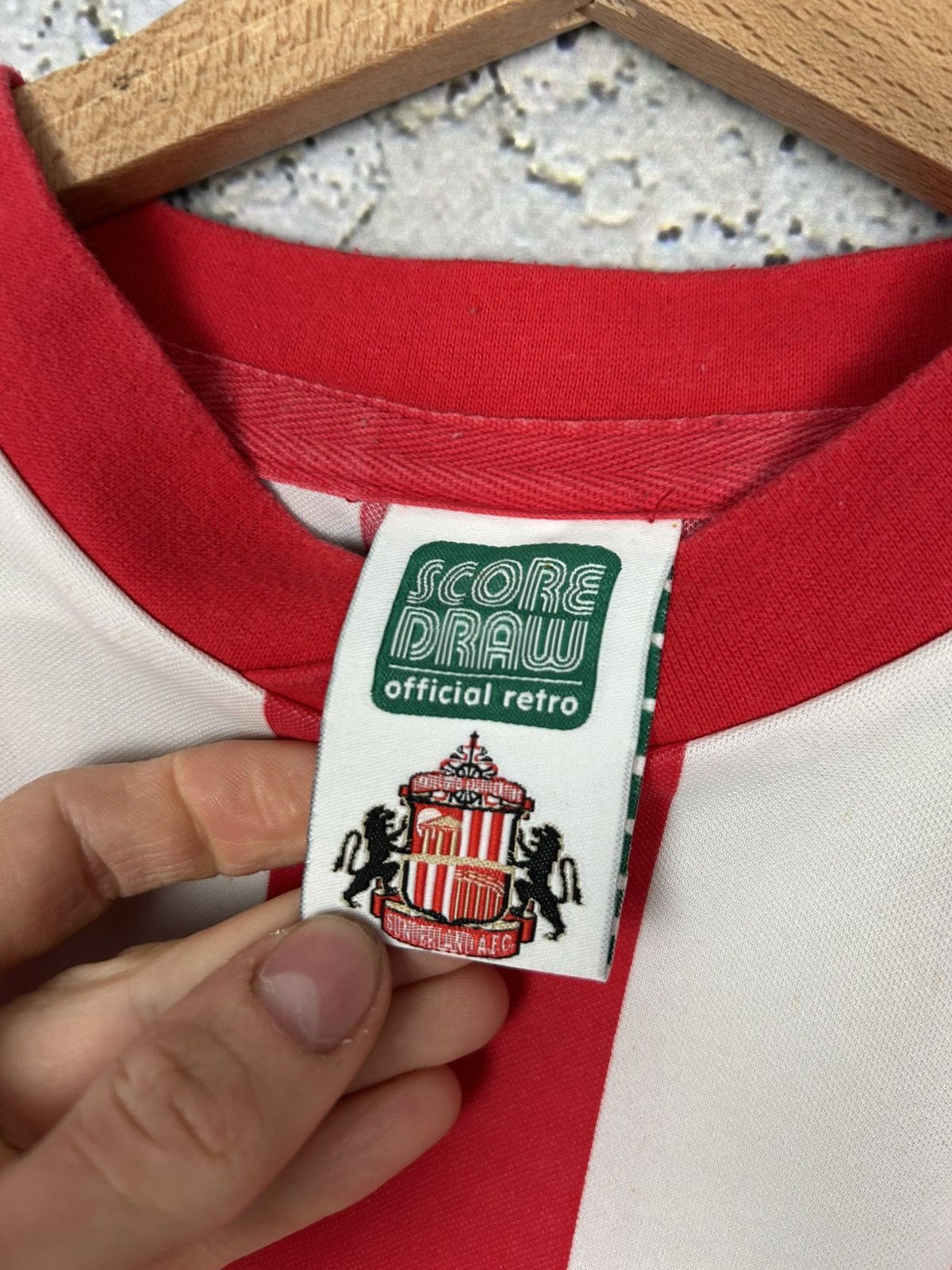 Vintage Sunderland Soccer Draw Retro Hype Jersey Football Size US XL / EU 56 / 4 - 5 Thumbnail