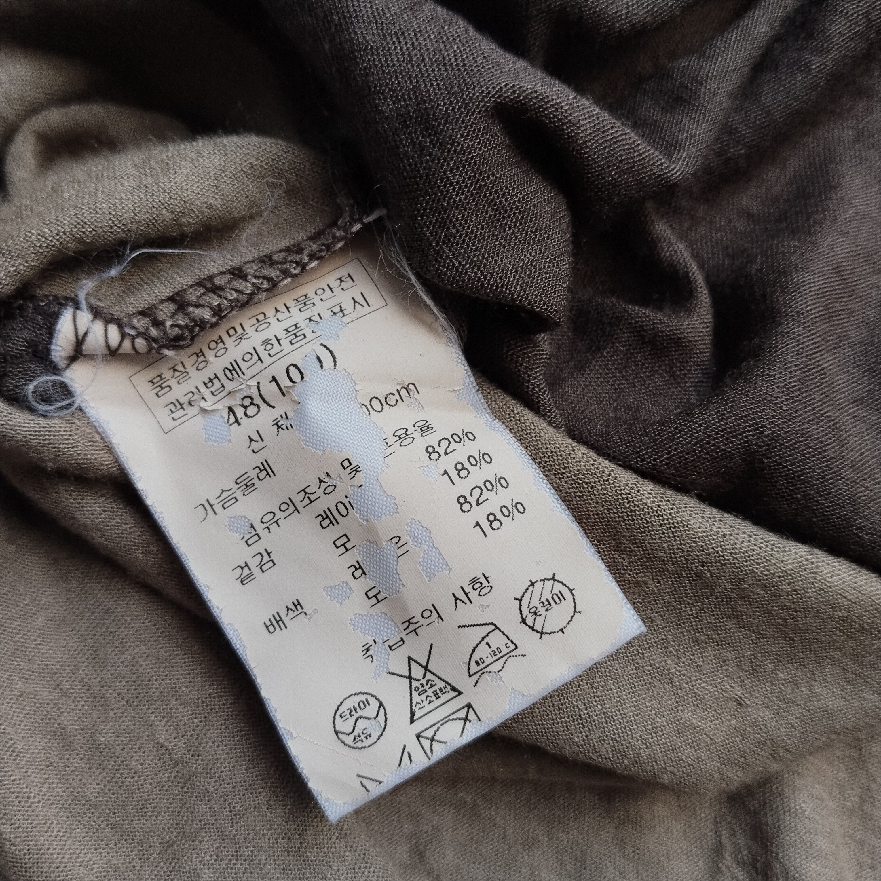 If Six Was Nine Solid Homme layered long sleeve tshirt Size US M / EU 48-50 / 2 - 5 Thumbnail
