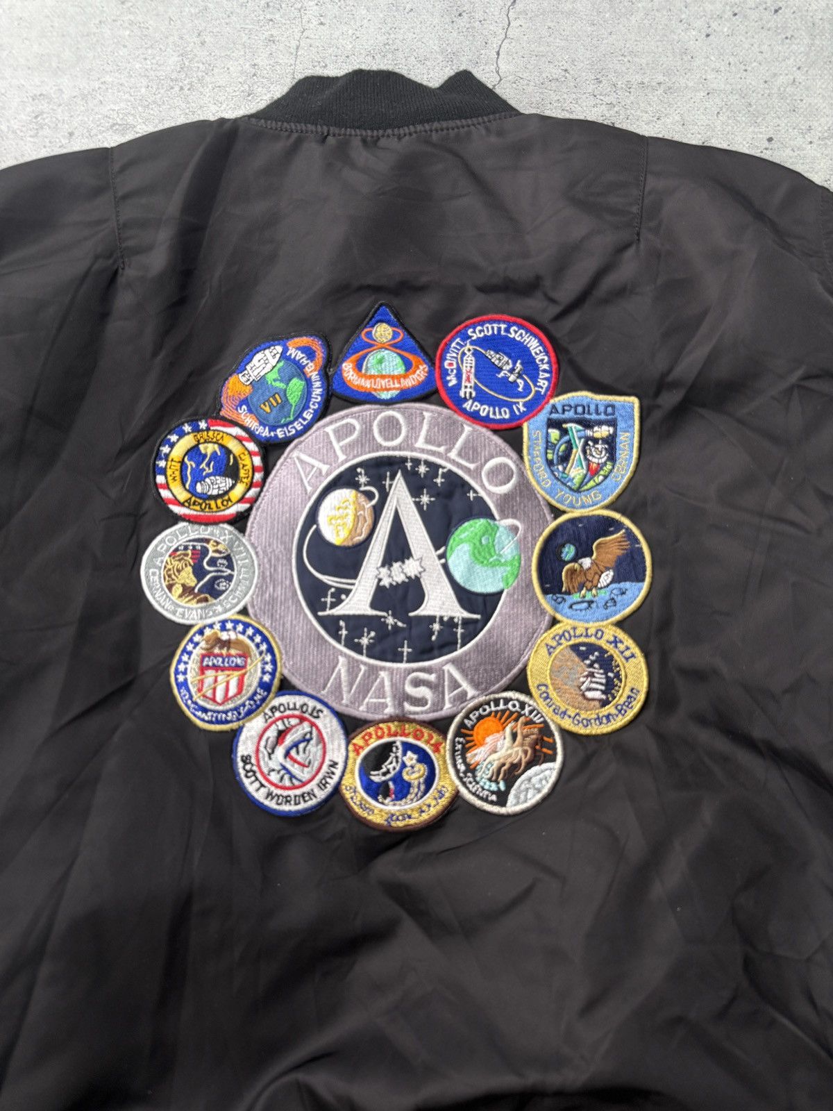 Alpha Industries ALPHA INDUSTRIES MENS APOLLO MA-1 NASA FLIGHT JACKET Size US M / EU 48-50 / 2 - 11 Thumbnail