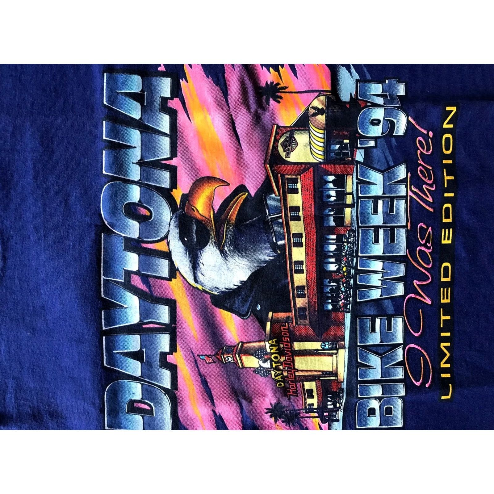 Harley Davidson VTG Harley Davidson Daytona Beach Bike Week T-shirt Mens M Sz M Limited Edition 94 Size US M / EU 48-50 / 2 - 3 Thumbnail