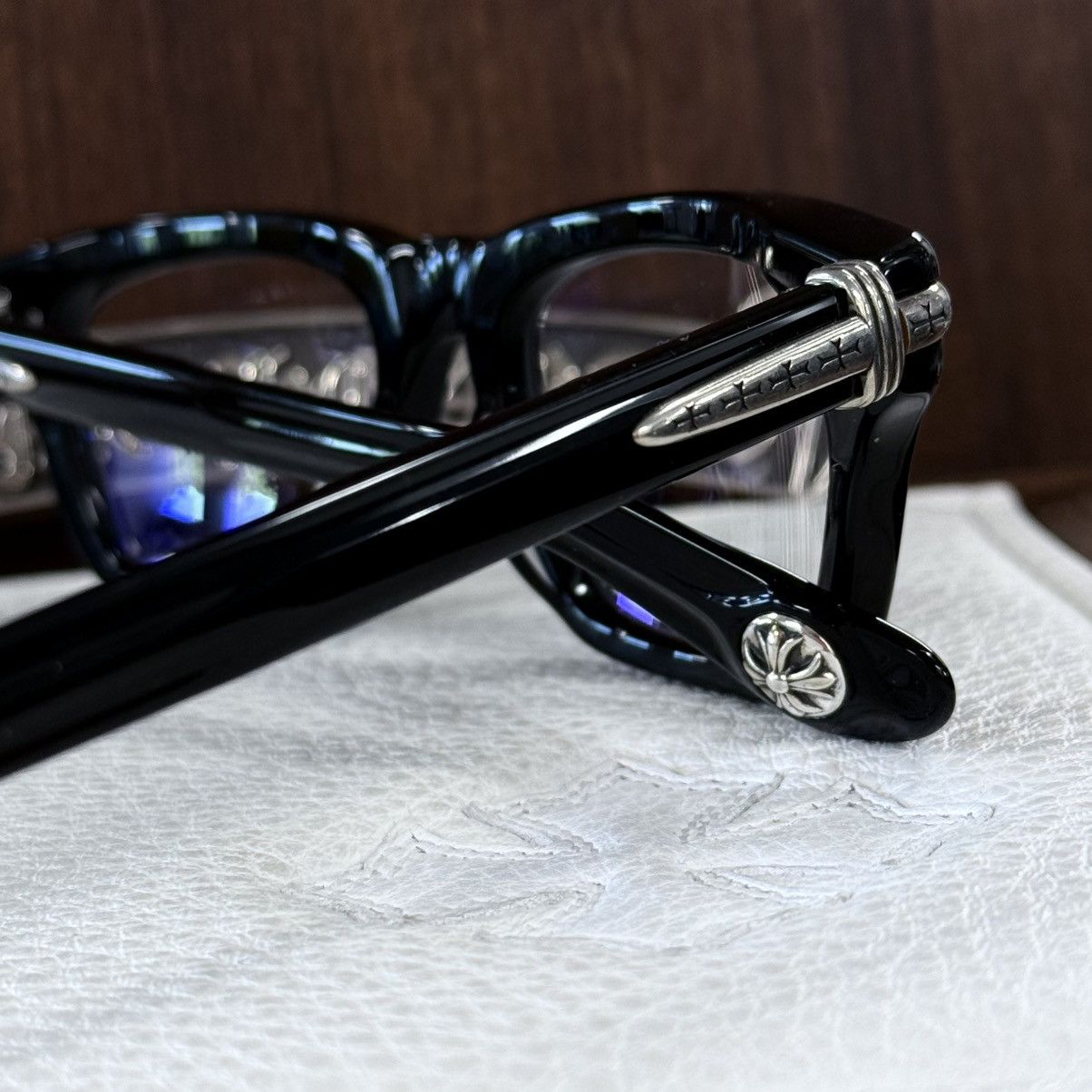 Chrome Hearts Chrome Hearts TRYPOLEAGAIN Glasses Size ONE SIZE - 9 Thumbnail