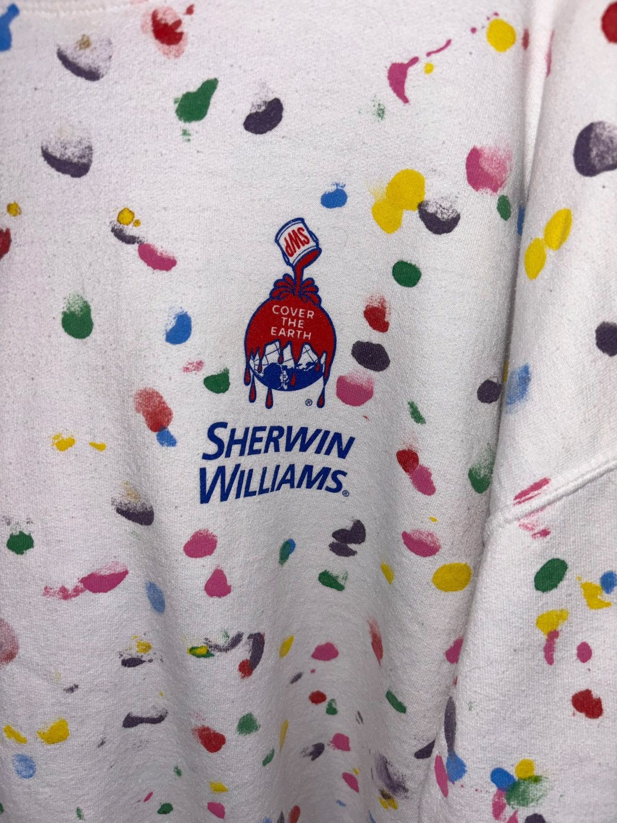 Gildan Vintage Re-worked Splatter Paint Sherwin Williams Crewneck Size US XL / EU 56 / 4 - 2 Thumbnail