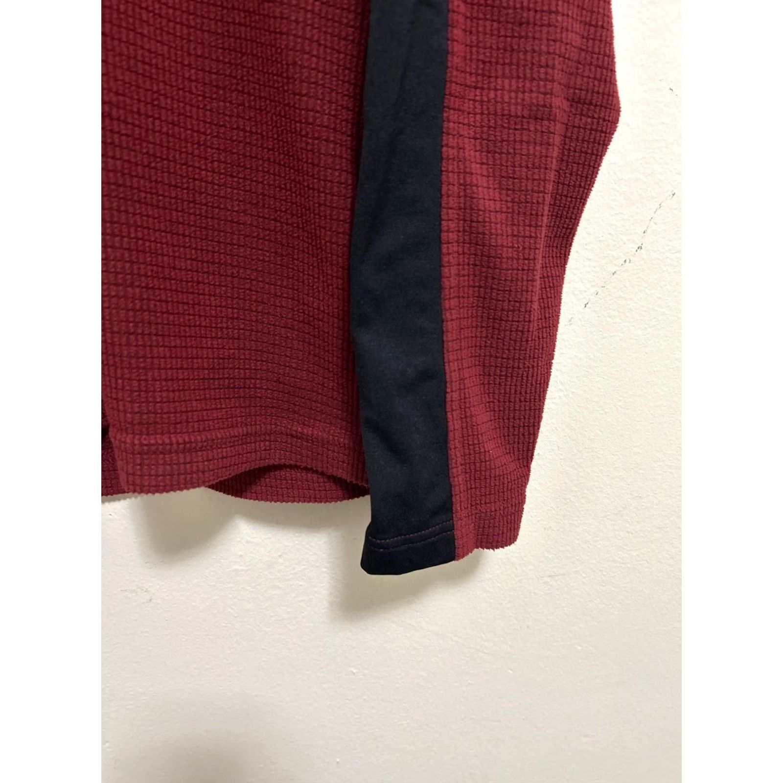 Vintage VINTAGE L.L. Bean Pullover Sweatshirt Shirt Mens S Red 1/4 Zip Mock Neck Fleece Logo USA 90s Outdoor Hiking Size US S / EU 44-46 / 1 - 5 Thumbnail