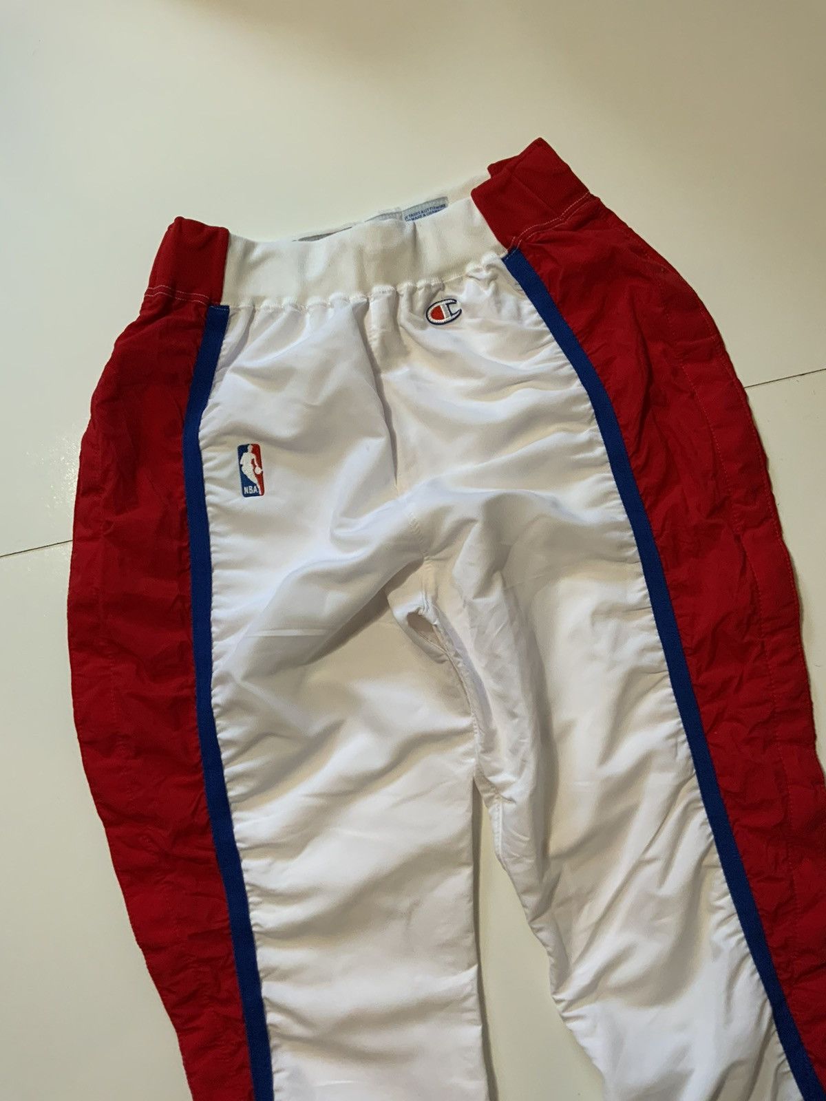 Champion × NBA × Vintage Champion NBA Los Angeles Clippers 1995-96 Team Warm Up Pants Size US 34 / EU 50 - 5 Thumbnail