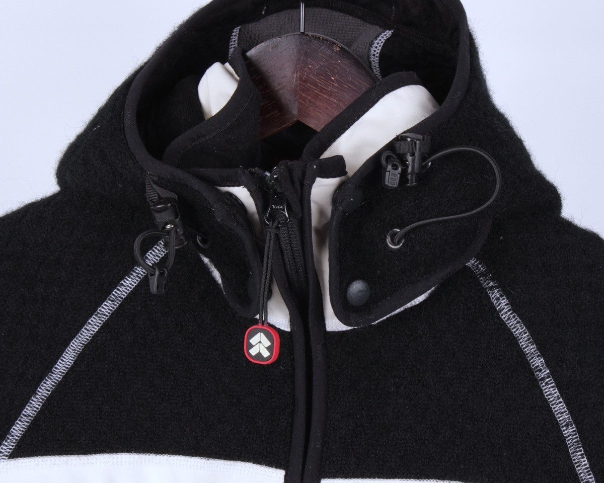 Dale Of Norway DALE OF NORWAY Windstopper Wool Black White Zip Hoodie Size L / US 10 / IT 46 - 6 Thumbnail
