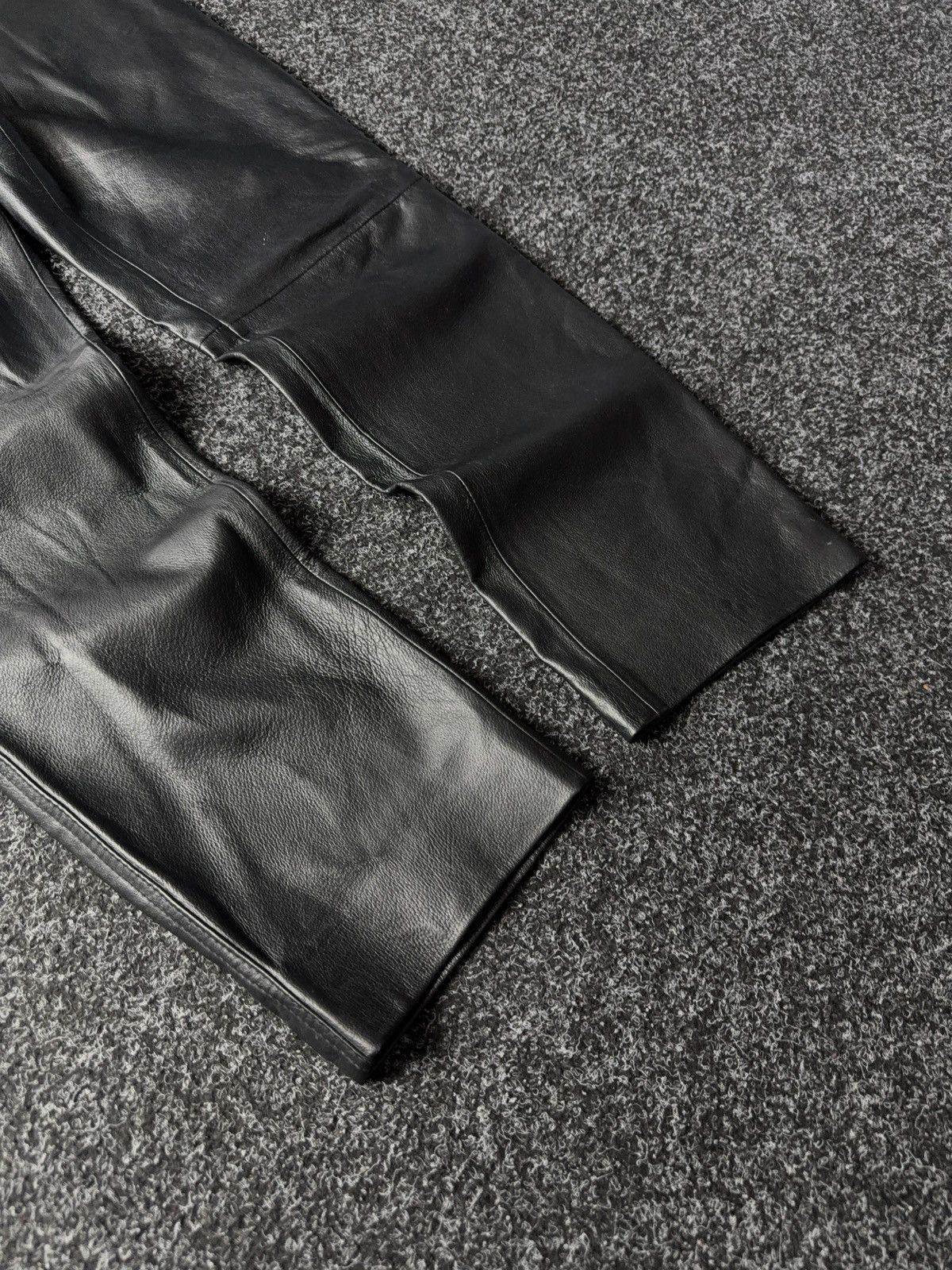 Japanese Brand × Leather Opium 90s Racing Moto Leather pants Avant Garde Y2K Gothic Size 27" / US 4 / IT 40 - 4 Thumbnail