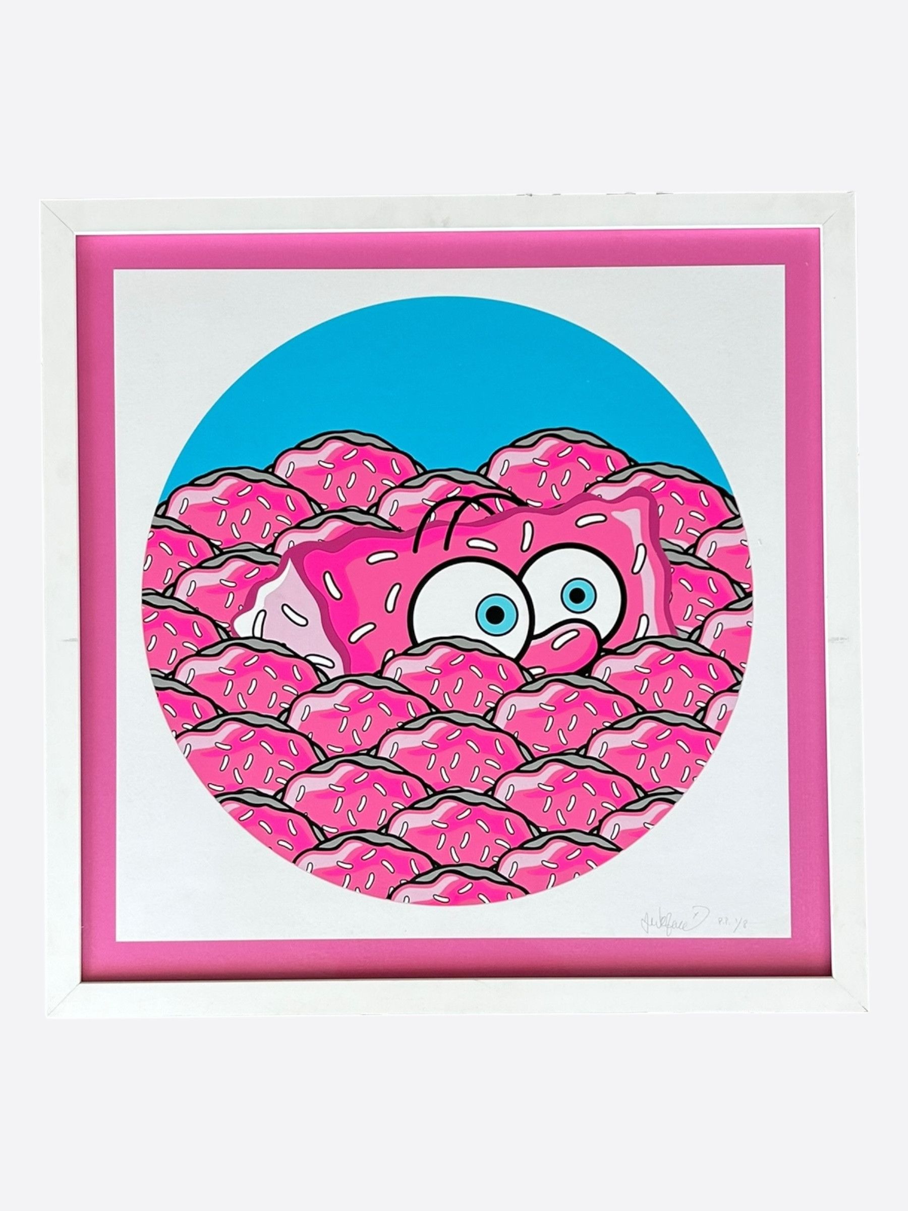 Other Art Jerkface Pink "Magic Donut Kingdom" Painting Size ONE SIZE - 1 Thumbnail