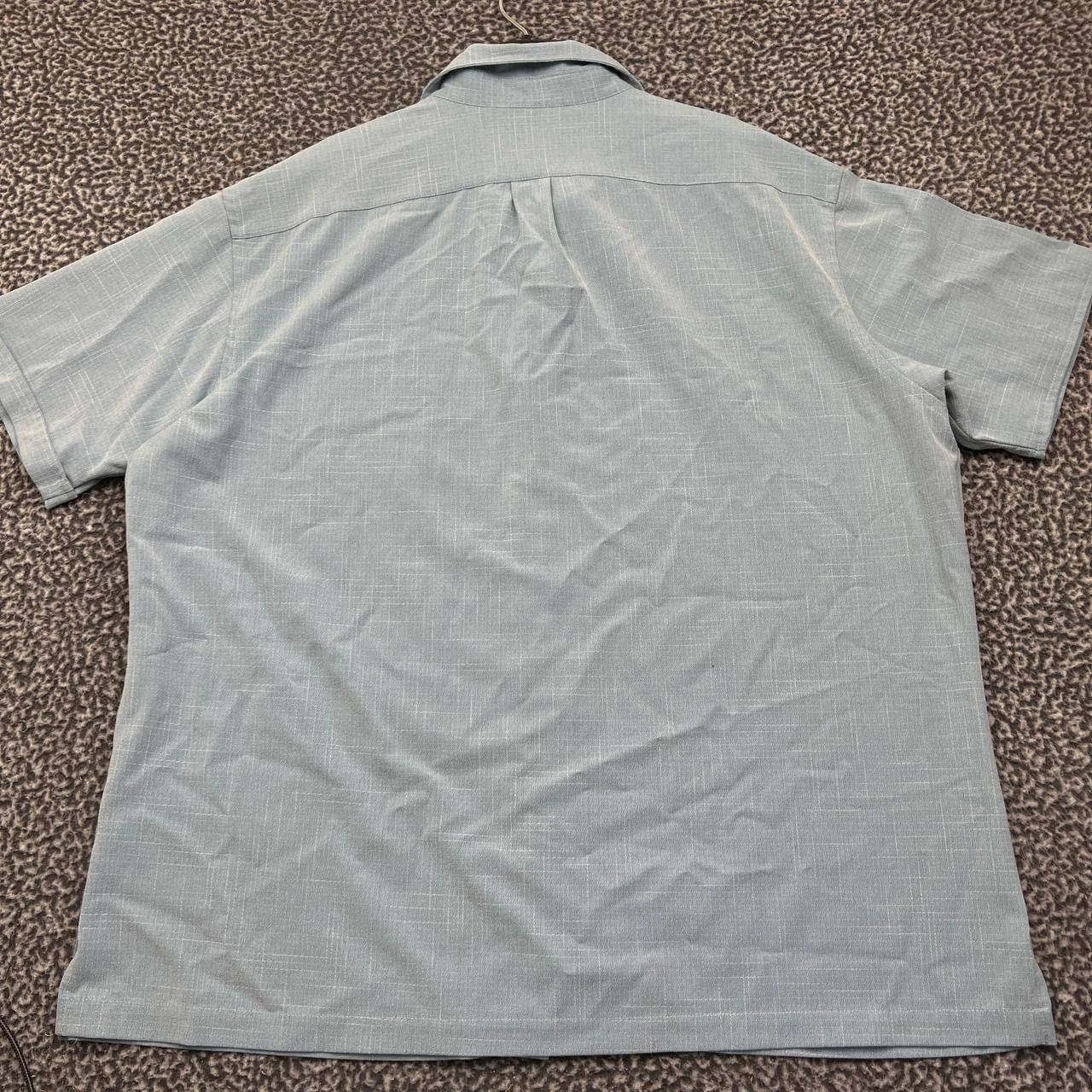 Van Heusen Van Heusen Button Down Shirt Men 18-18 1/2 Blue Collared 2XL Size US XXL / EU 58 / 5 - 2 Thumbnail