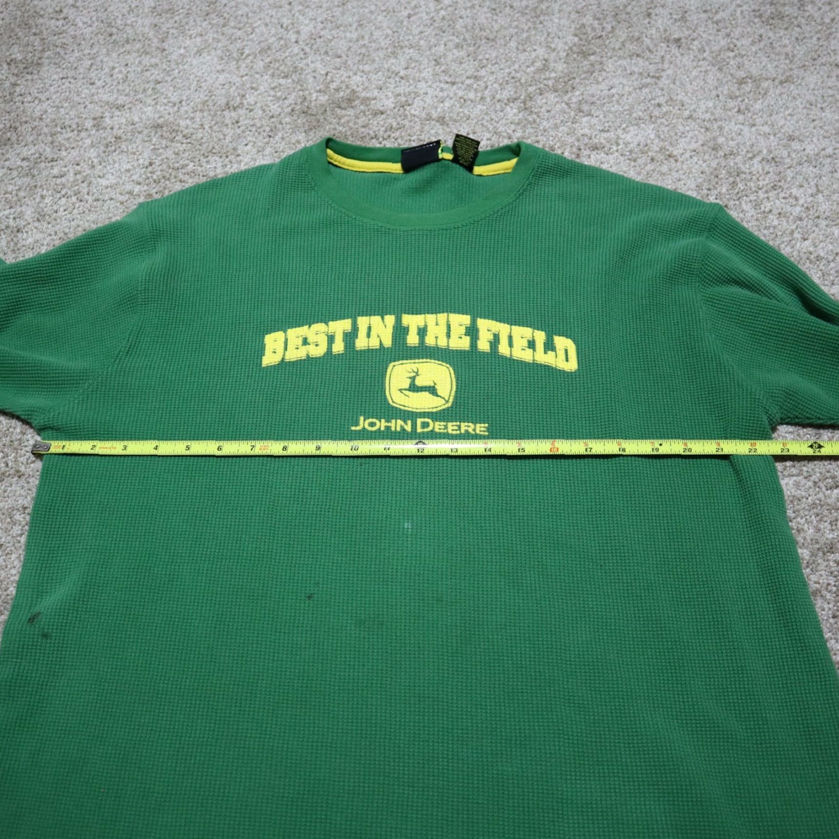 John Deere VINTAGE John Deere Crewneck Sweatshirt Pullover Boys Size L Large Green Logo Best In The Field Mens Size US L / EU 52-54 / 3 - 5 Thumbnail
