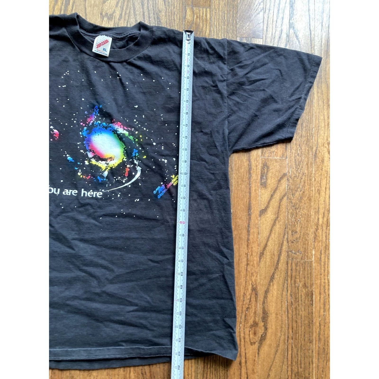 Jerzees VINTAGE Space Galaxy Shirt XL Mens Black Short Sleeve USA Made JERZEES T-Shirt Size US XL / EU 56 / 4 - 6 Thumbnail