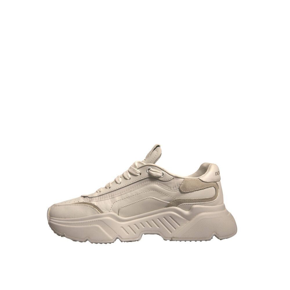 Dolce & Gabbana Dolce & Gabbana White Daymaster Leather Low Top Sneakers Sho Size US 9 / EU 42 - 5 Thumbnail