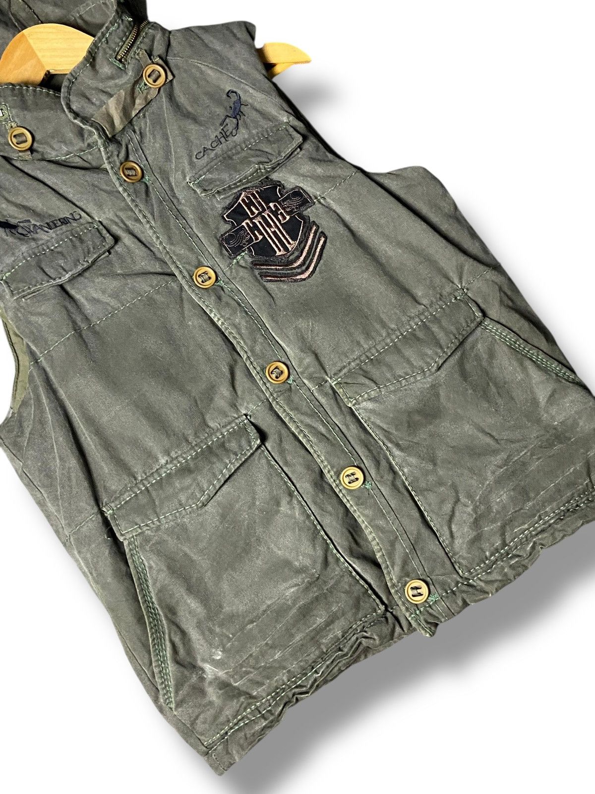 Japanese Brand Cache Wandering Tactical Hooded Vest (140) Size US XXS / EU 40 - 6 Thumbnail