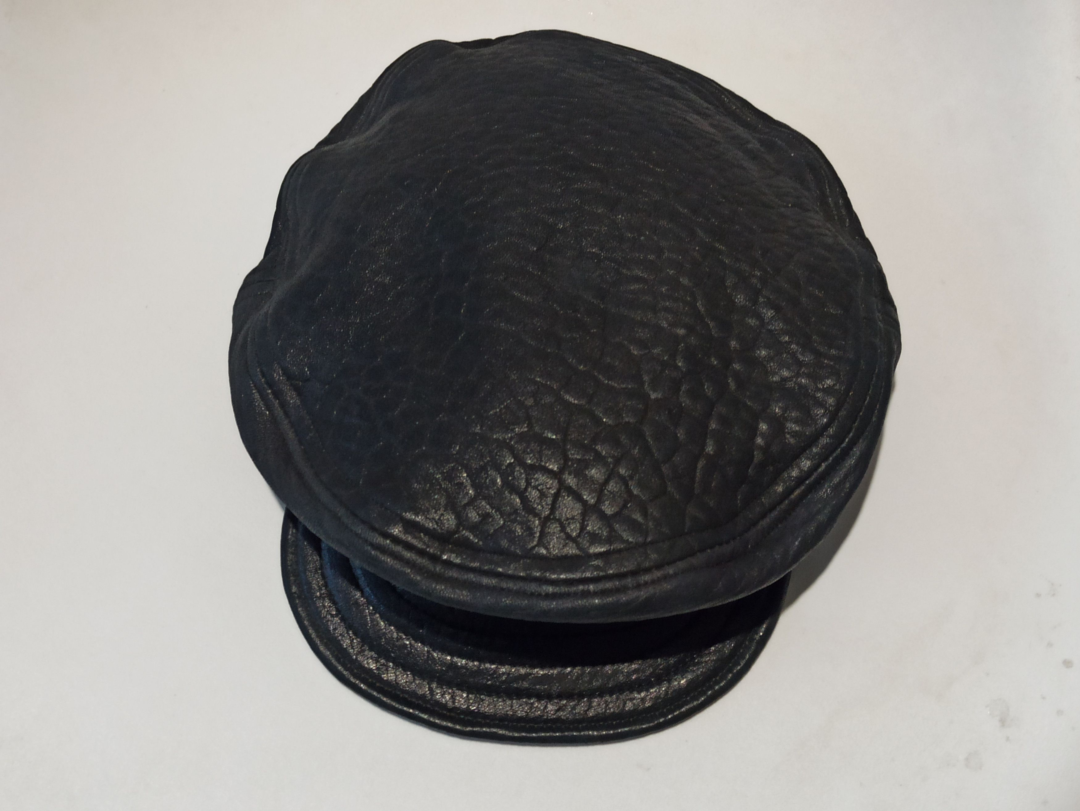 Designer × Leather × Vintage Goffmann vintage leather cap Size ONE SIZE - 4 Thumbnail