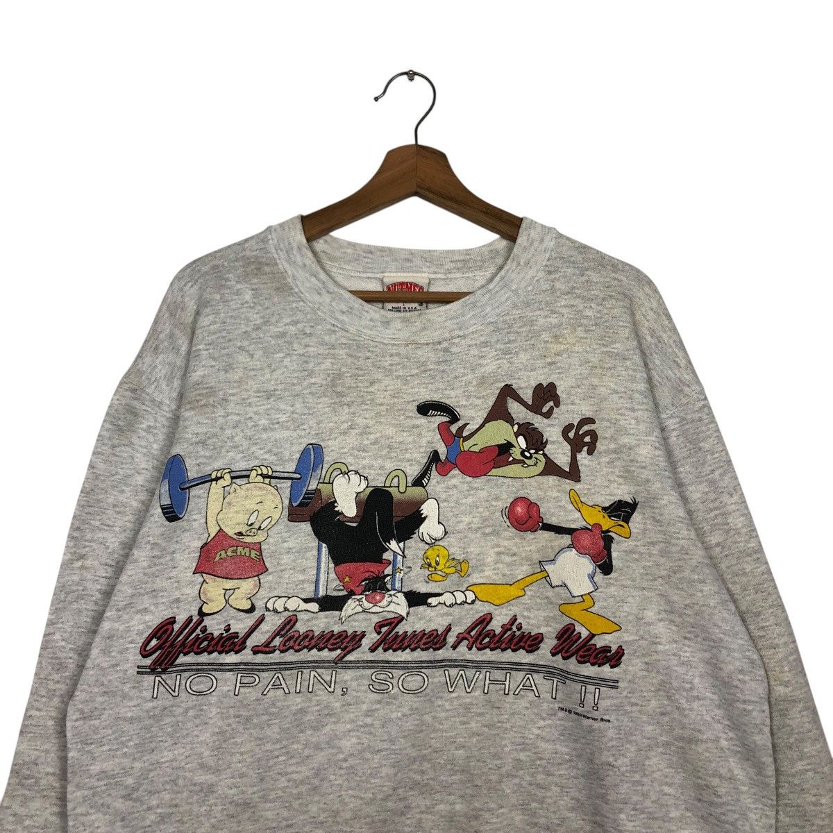 Cartoon Network Vintage Sweatshirt Crewneck Looney Tunes Nutmeg Made in Usa Size US L / EU 52-54 / 3 - 4 Thumbnail