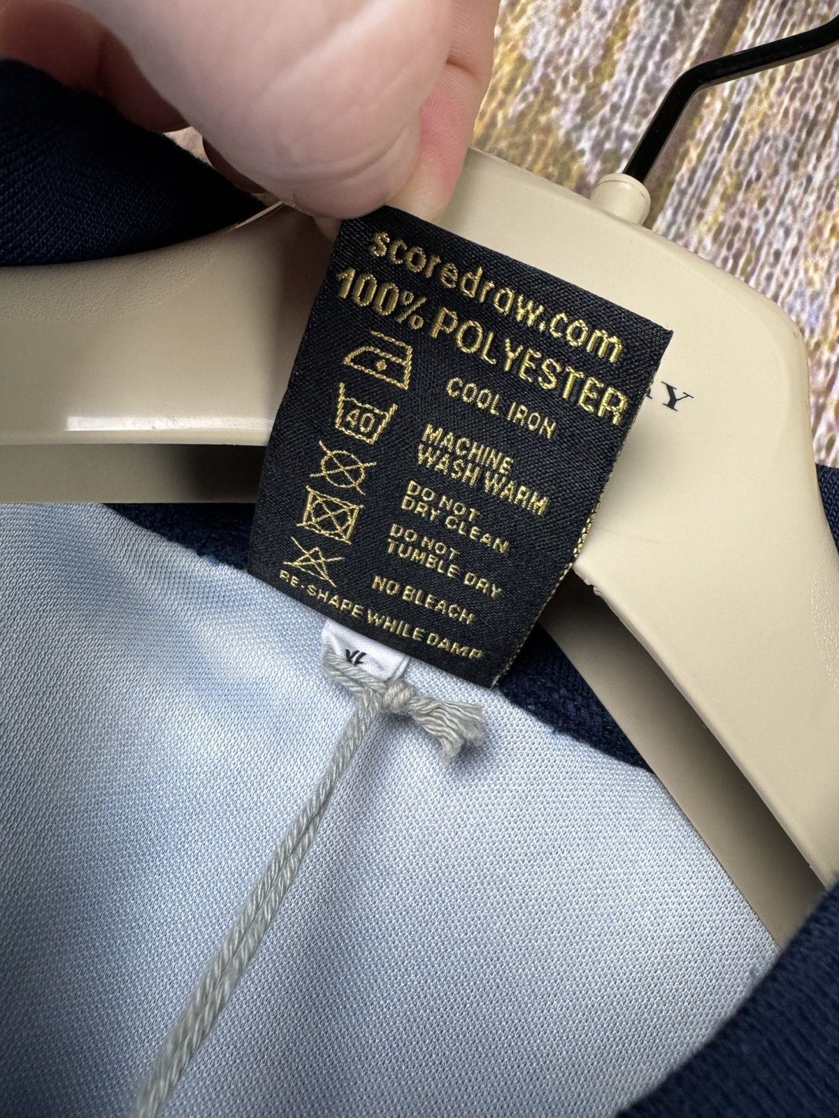 Japanese Brand Score Draw England 1990 Empire Third Track Jacket Size XL Size US XL / EU 56 / 4 - 8 Thumbnail