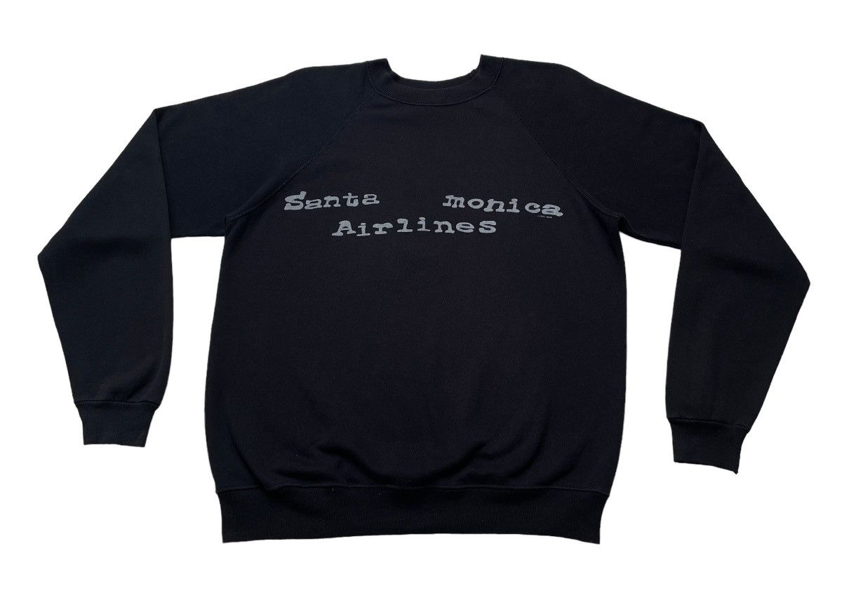 Vintage Vintage Brand Santa Monica Airlines Sweatshirt 1990s Size US S / EU 44-46 / 1 - 1 Thumbnail