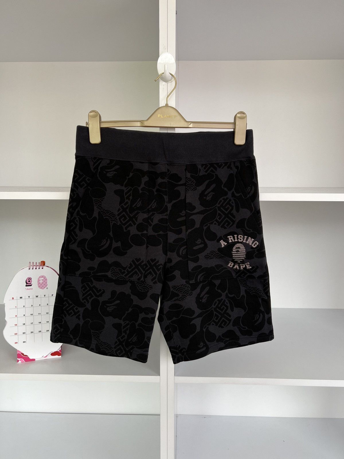 Bape Bape Black Asia Camo Shorts Size US 31 - 1 Thumbnail