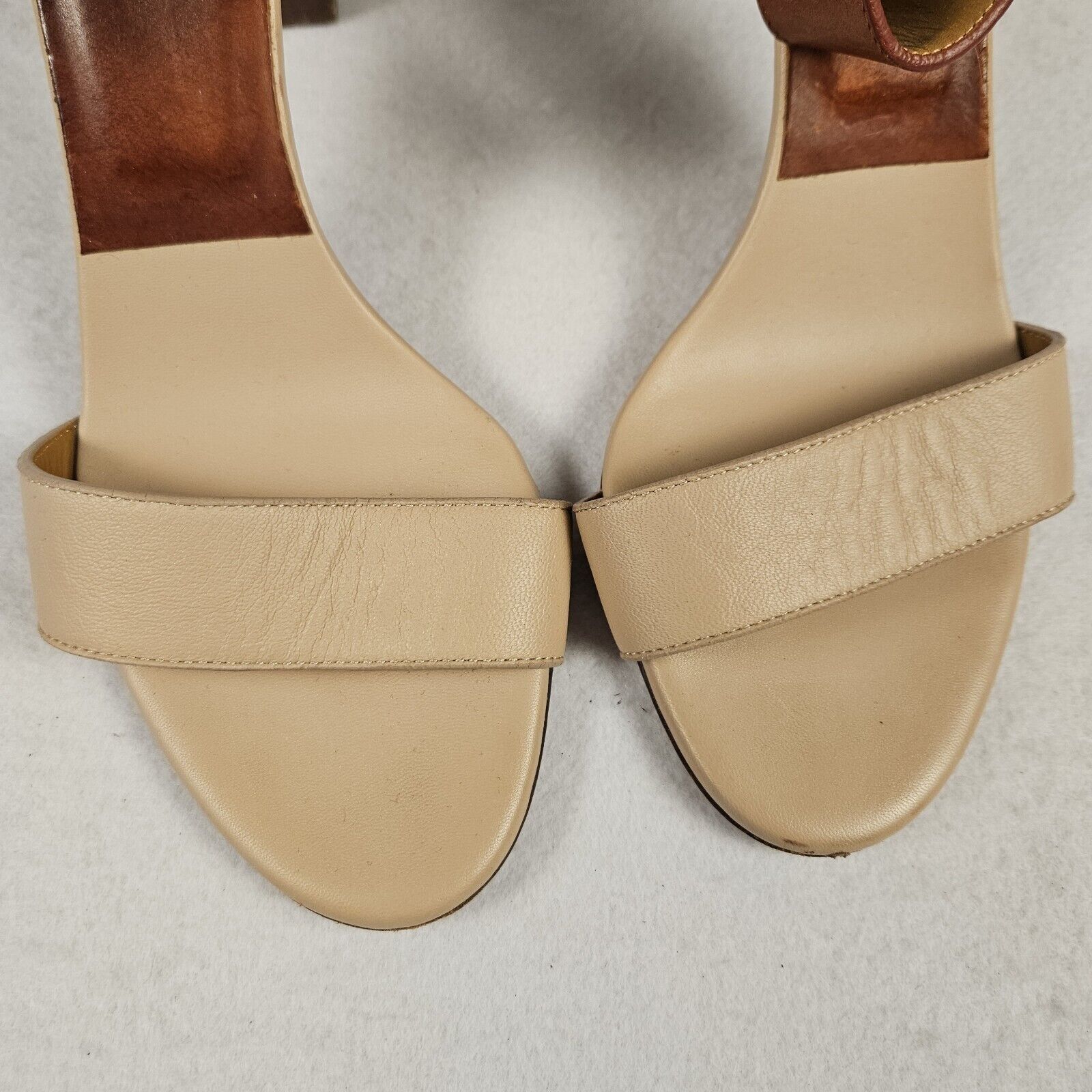 Chloe Chloe Gala Sandals Block Heels Open Toe Ankle Strap Leather Size US 6.5 / IT 36.5 - 7 Thumbnail