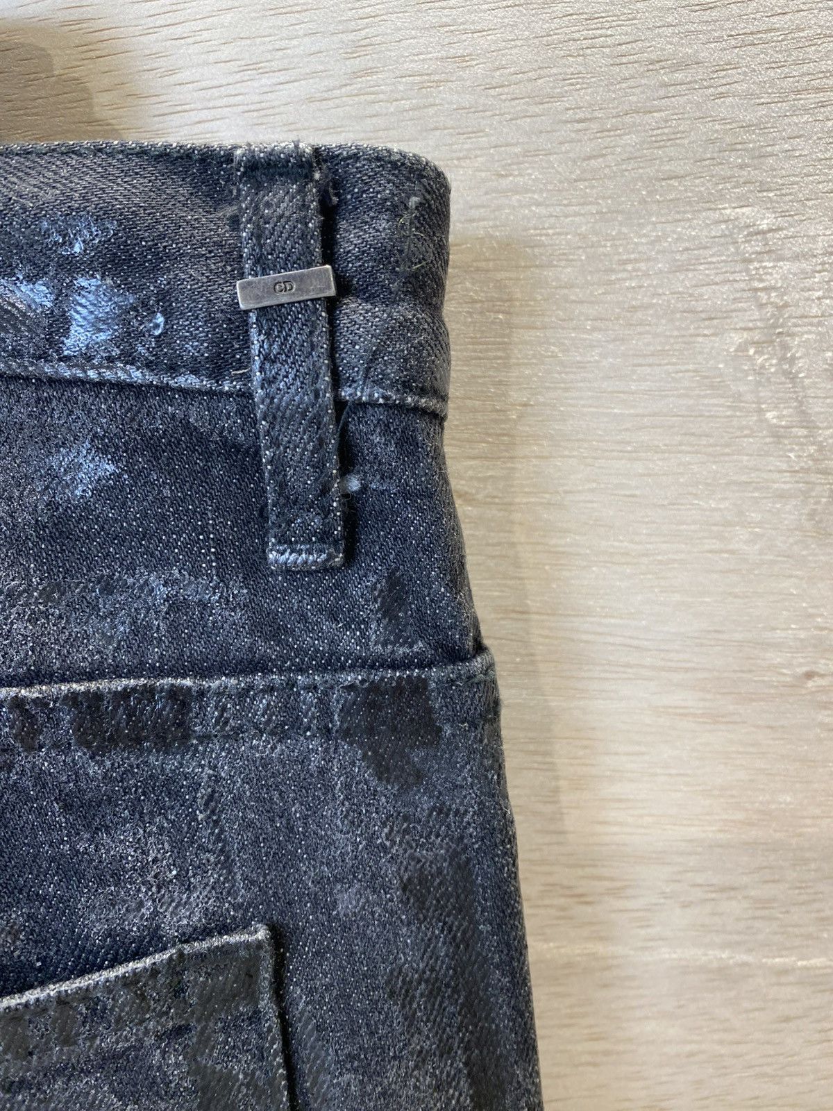 Dior × Hedi Slimane Dion HOMME AW07 LUSTER WAX Denim Size US 33 - 4 Thumbnail