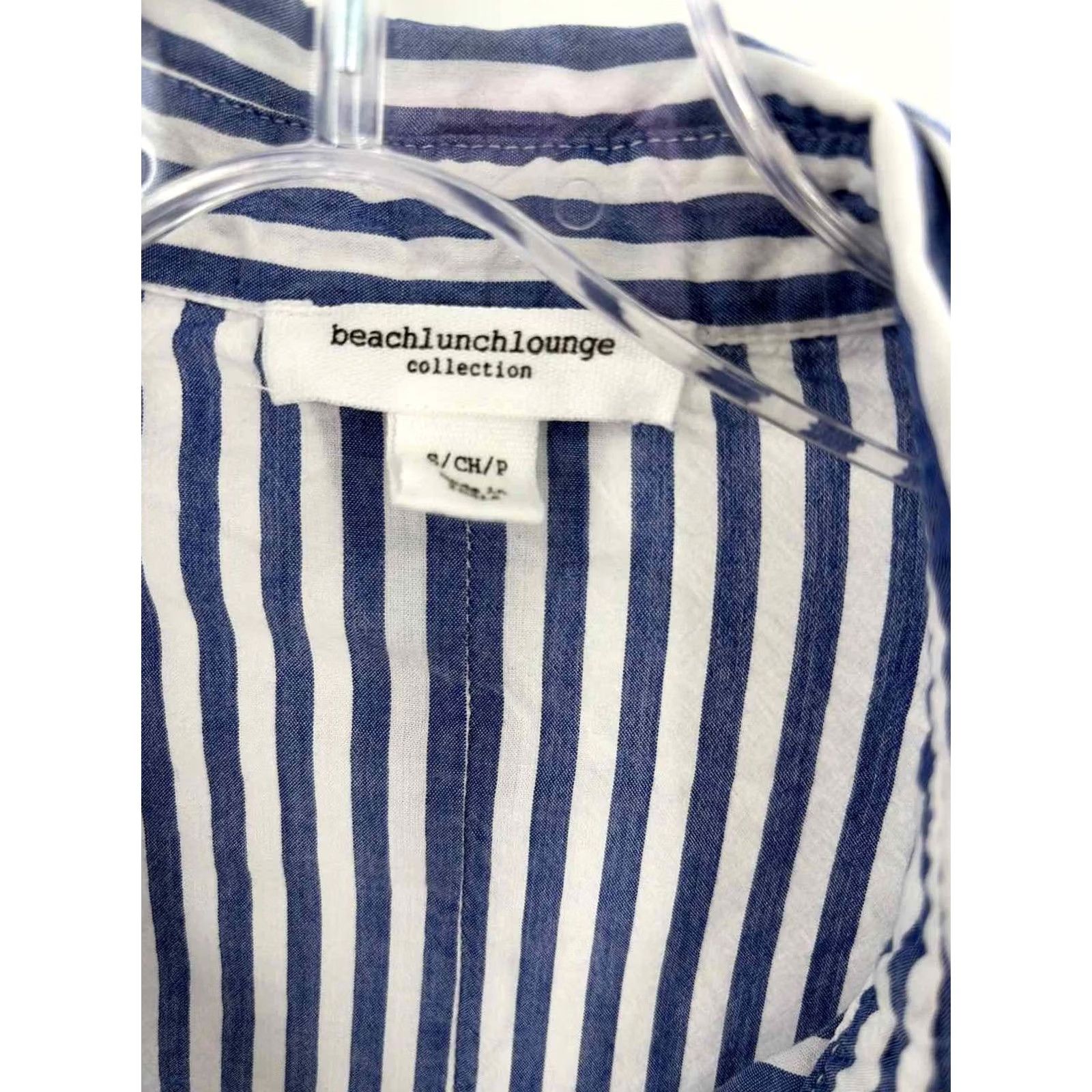 Vintage Beachlunchlounge Blue Button Down Shirt Small Regular Women? (adjusted) Size S / US 4 / IT 40 - 3 Thumbnail