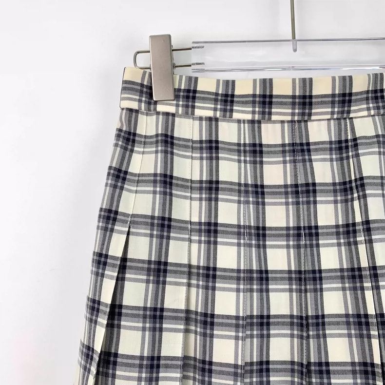 Thom Browne Thom Browne Color patch wool pleated skirt Size 25" / US 0 / IT 36 - 3 Thumbnail