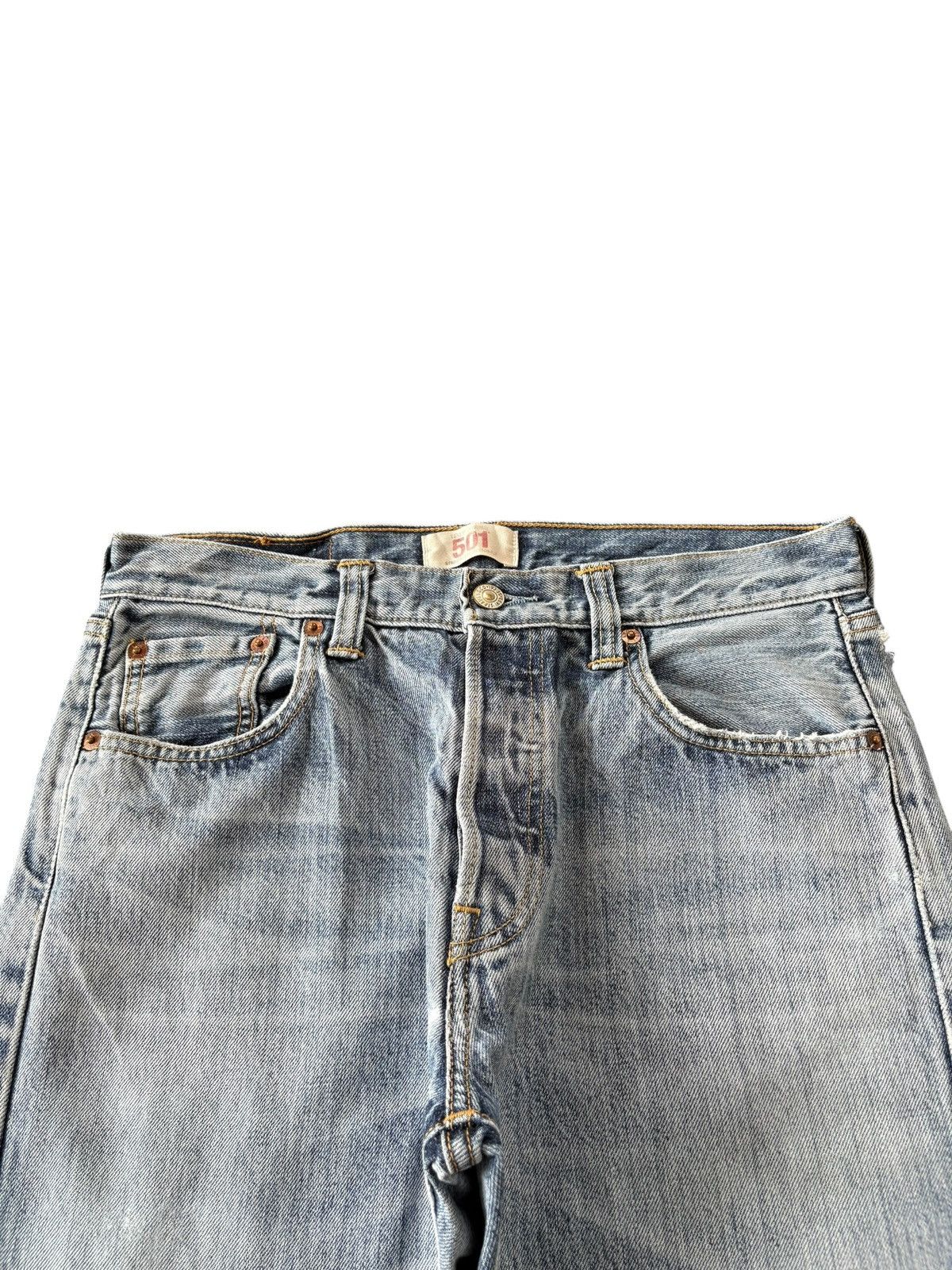 Levi's Vintage 90s Levis 501 Stonewashed Loose Jeans Size US 30 / EU 46 - 3 Thumbnail