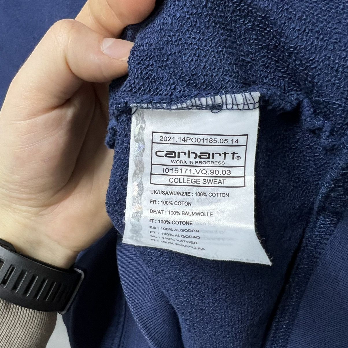 Carhartt × Carhartt Wip × Vintage Carhartt Vintage Sweatshirt College sweat men’s y2k Size US L / EU 52-54 / 3 - 12 Thumbnail