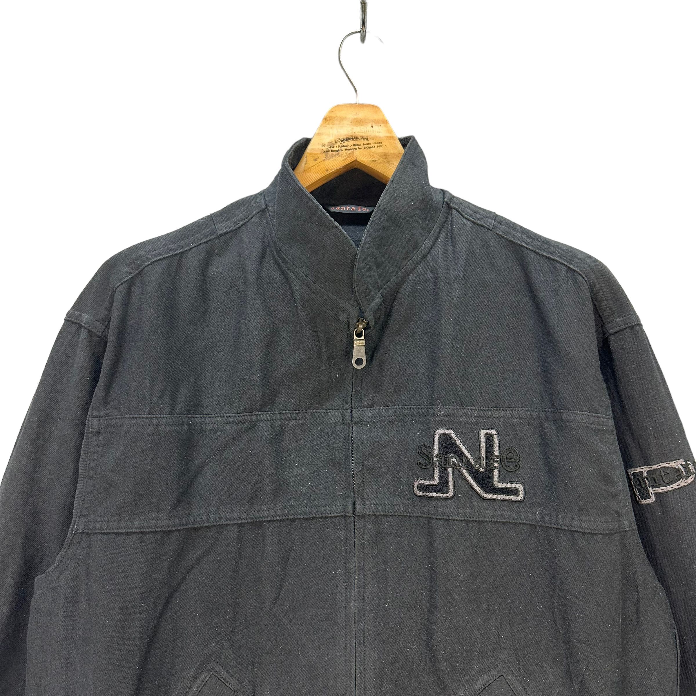 Japanese Brand SANTA FE EMBROIDERY LOGO CASUAL JACKET #8628-018 Size US L / EU 52-54 / 3 - 2 Thumbnail