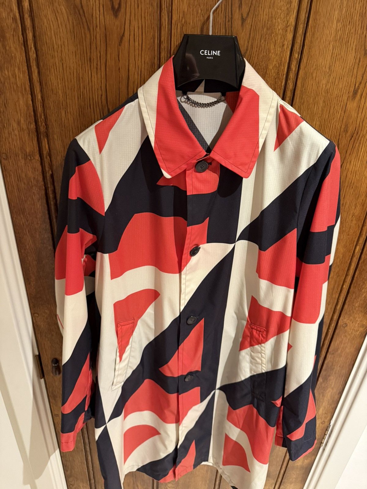 Dries Van Noten SS22 Dries Van Noten Geometric Antwerp long coat jacket Size US M / EU 48-50 / 2 - 7 Thumbnail