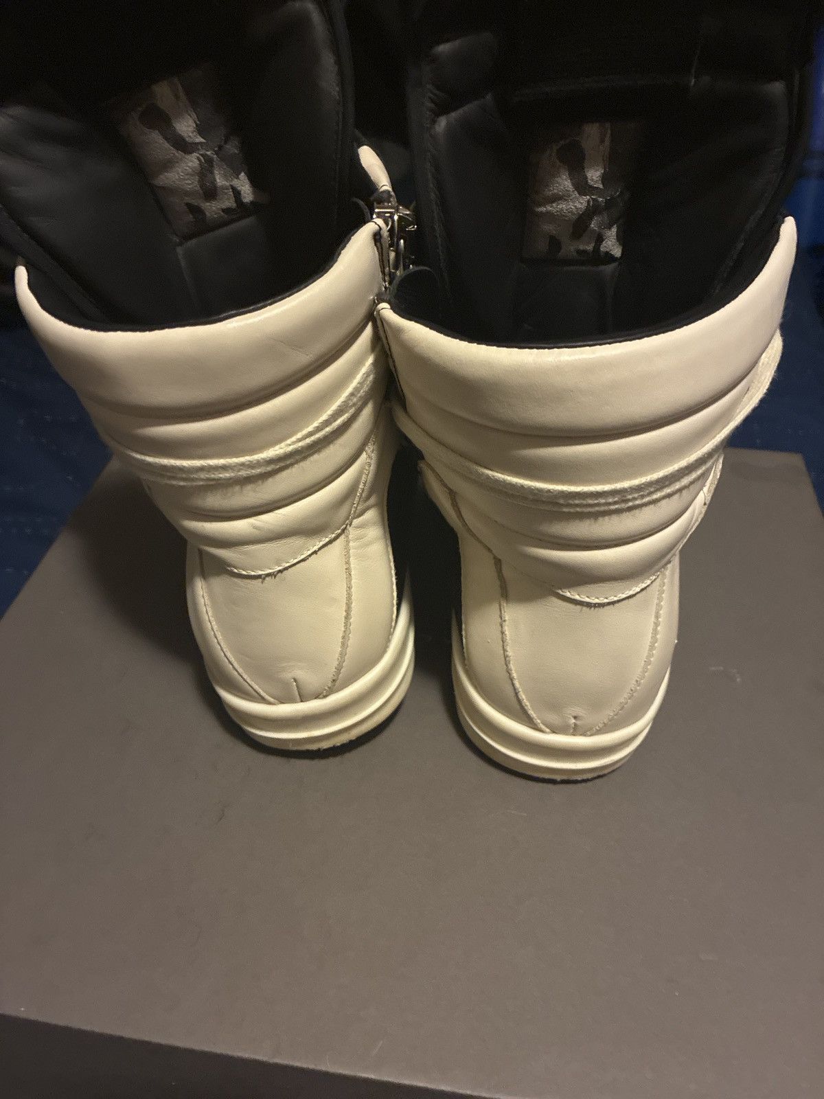 Rick Owens Rick Owens FW24 Leather Geobaskets Size US 10 / EU 43 - 4 Thumbnail