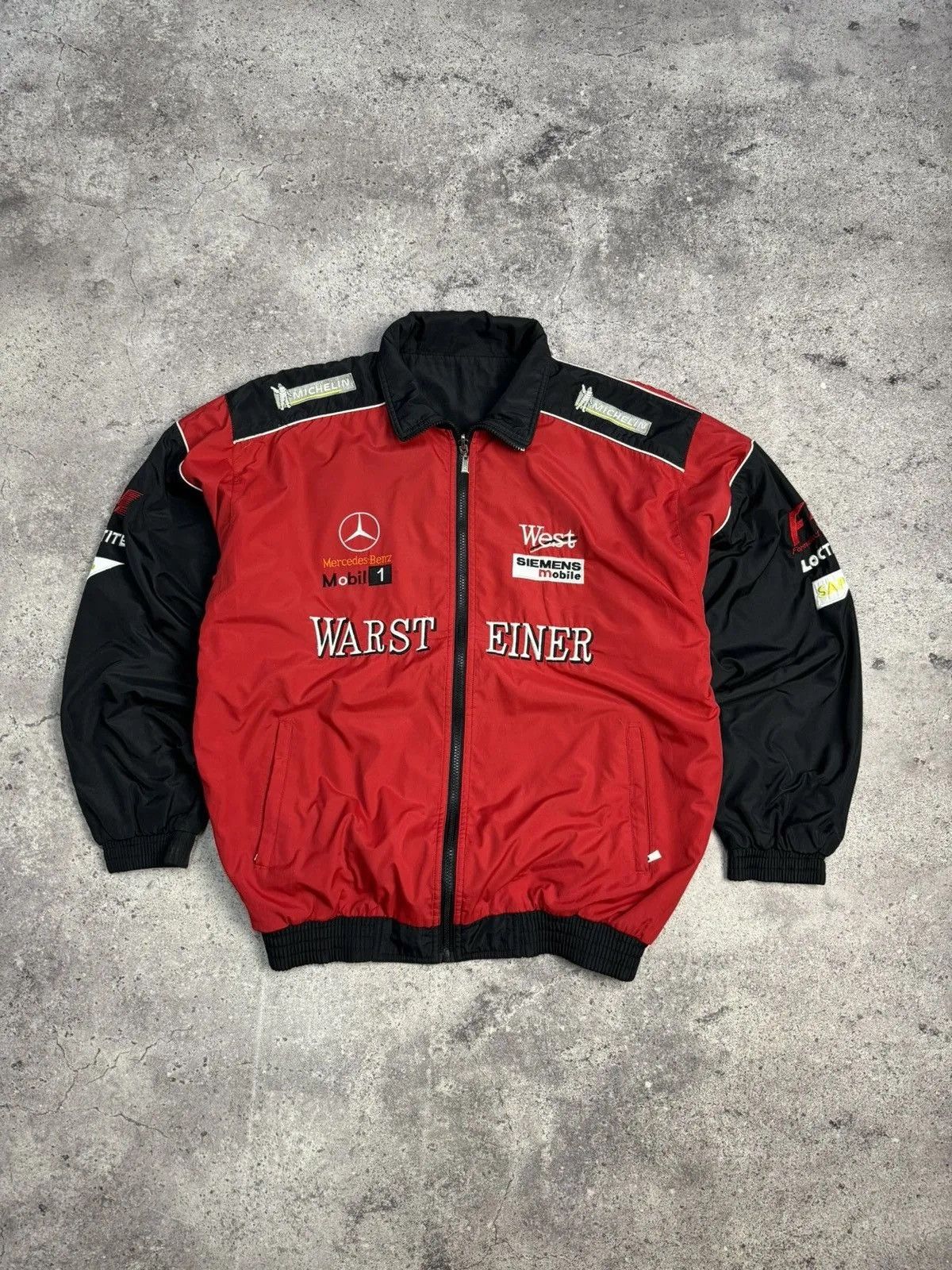 Formula 1 Vintage Mercedes-Benz West Wars Reiner F1 Racing Jacket Size US XL / EU 56 / 4 - 1 Thumbnail