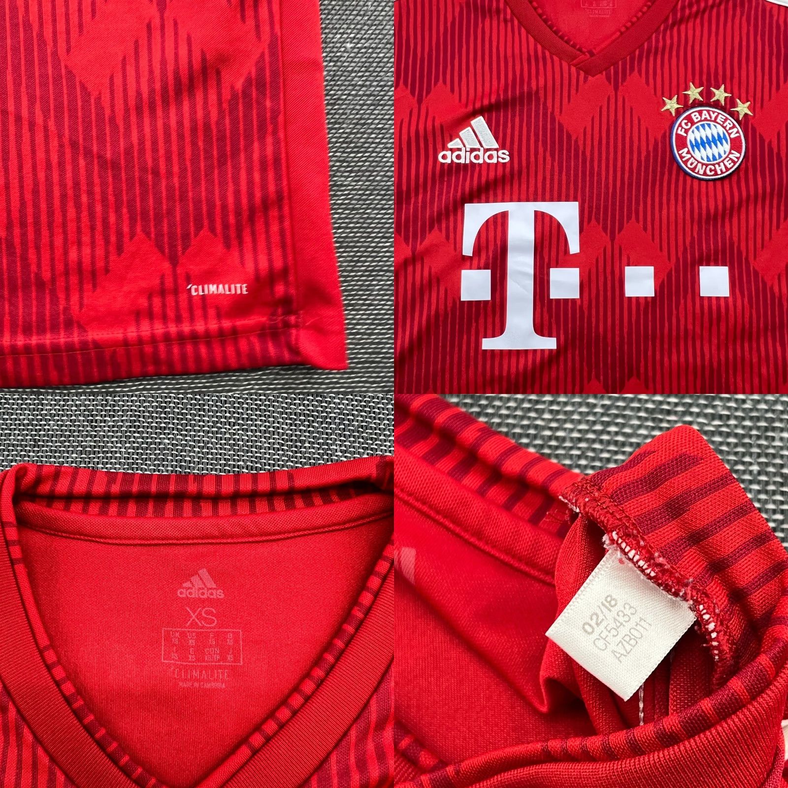 Adidas Bayern Munich 2018 2019 Home Football Jersey Mens XS Adidas Shirt Size US L / EU 52-54 / 3 - 9 Thumbnail