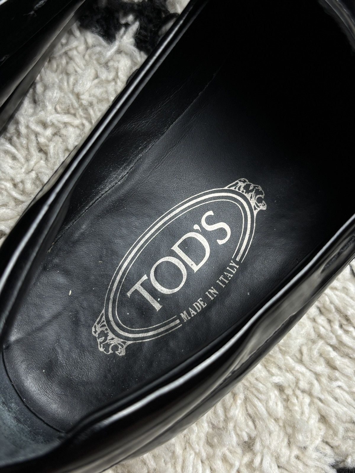 Tod's Tod’s Patent Leather Penny Loafers Luxury Vintage Shoes Size US 7 / EU 40 - 15 Thumbnail