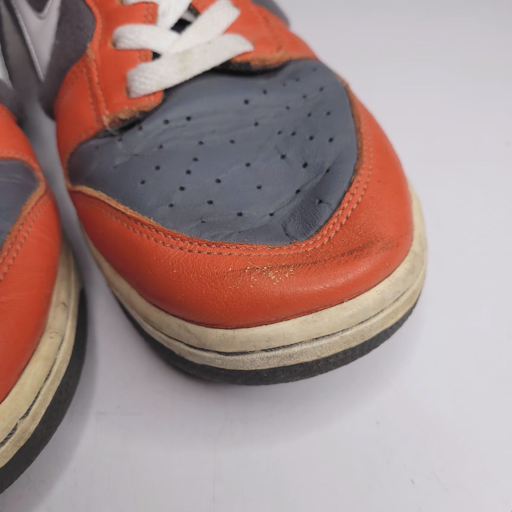 Nike VINTAGE Nike Dunk High College Orange/Flint Grey Men’s 11.5 Nike Dunk High Sneakers Size US 7 / EU 40 - 5 Thumbnail