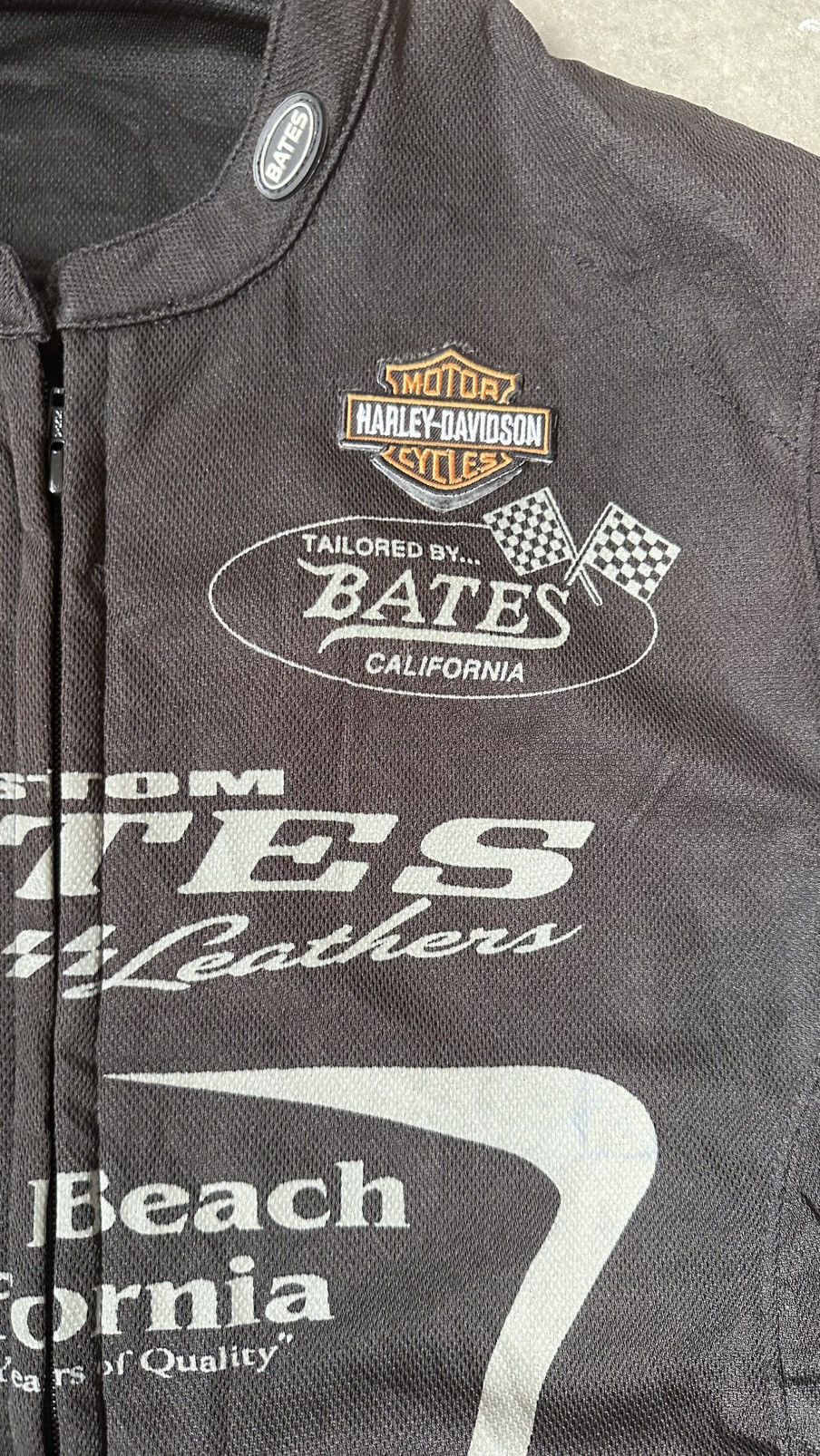 Vintage VINTAGE CUSTOM BATES LEATHER MOTORCYCLE JACKET Size US M / EU 48-50 / 2 - 4 Thumbnail