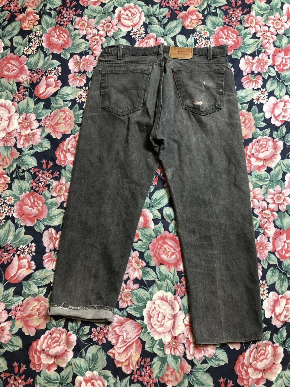 Levi's VINTAGE gray Levi's 505 100% cotton jeans STREETWEAR Size US 36 / EU 52 - 24 Thumbnail
