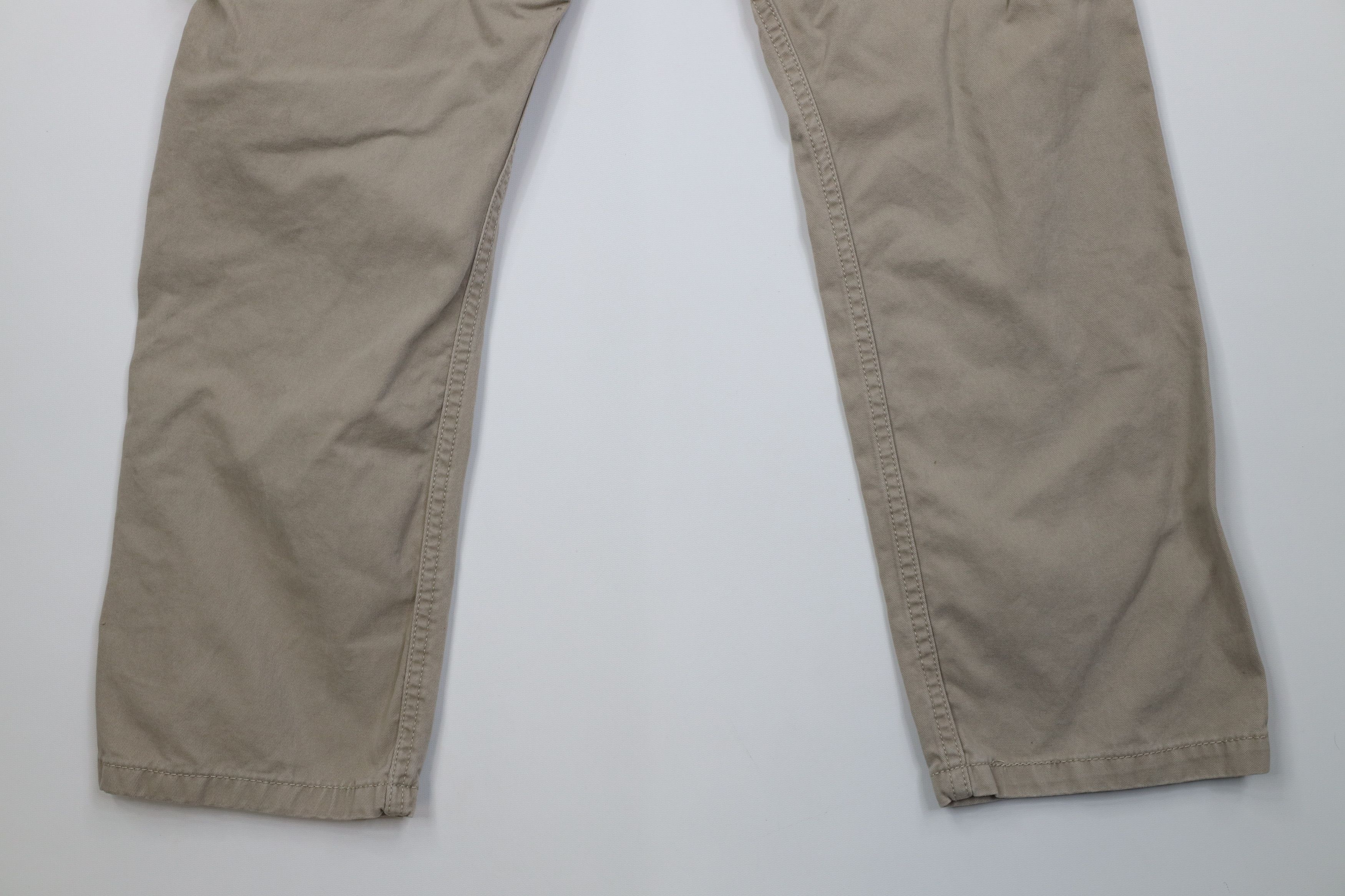 Levi's Vintage Y2K Levis Loose Wide Leg Cargo Pants Beige Cotton Size US 34 / EU 50 - 12 Thumbnail