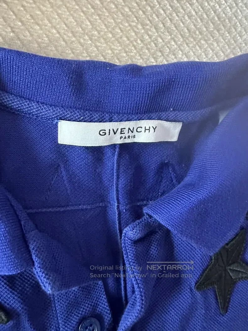Givenchy Givenchy Black Five-Star Polo Shirt, Made in Italy, Size 1 Size US M / EU 48-50 / 2 - 9 Thumbnail