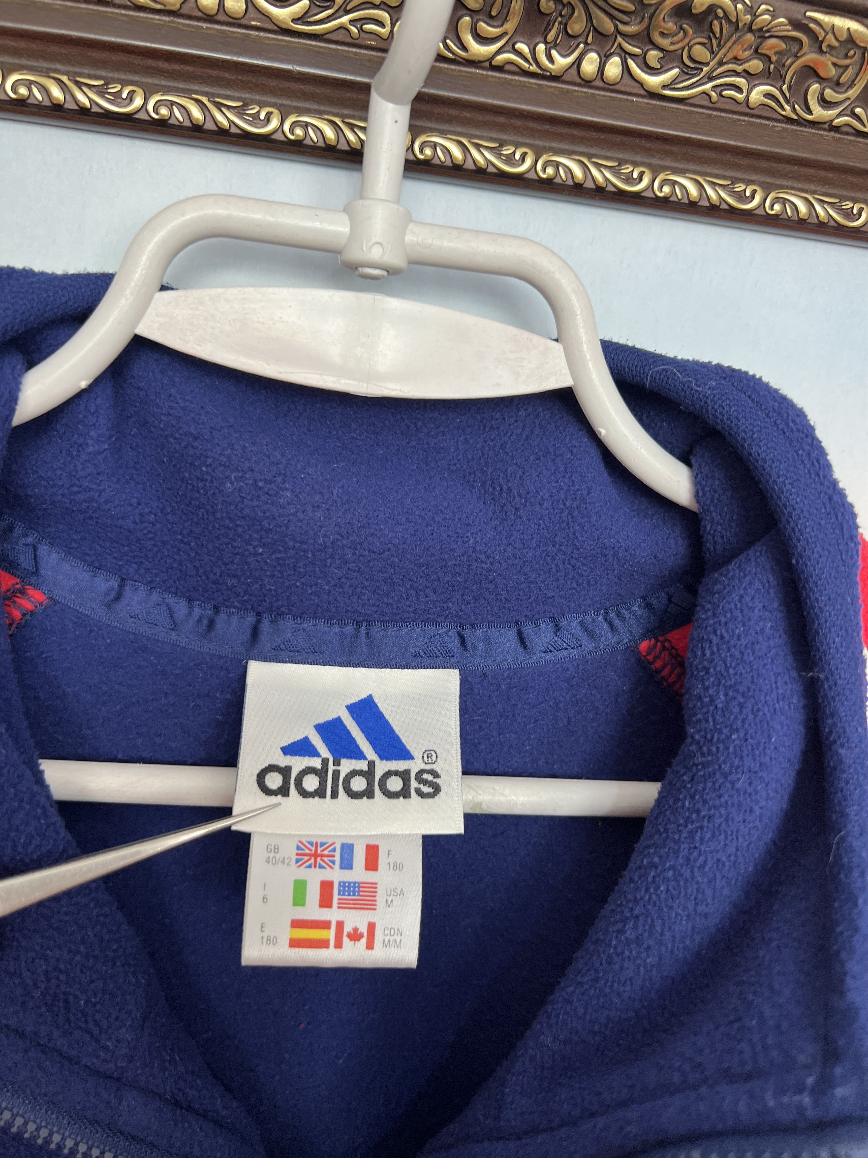 Adidas Baytern Munich Football Jacket Fleece Soccer Track Top Size US M / EU 48-50 / 2 - 7 Thumbnail