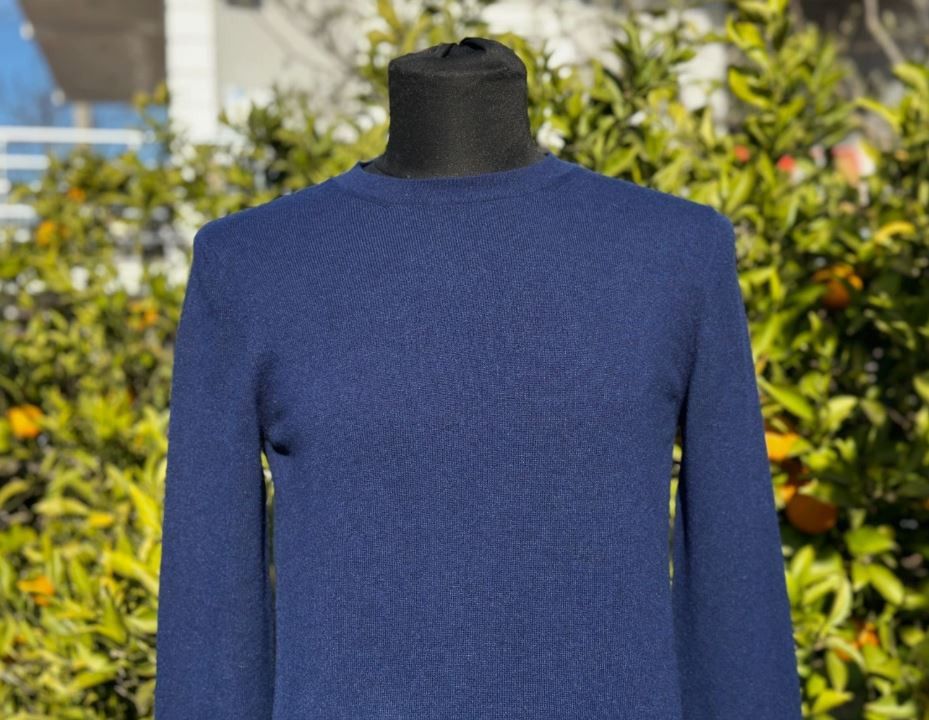 Bottega Veneta Bottega Veneta Women 100% Cashmere Knit Sweater IT44 Blue Size US S / EU 44-46 / 1 - 3 Thumbnail