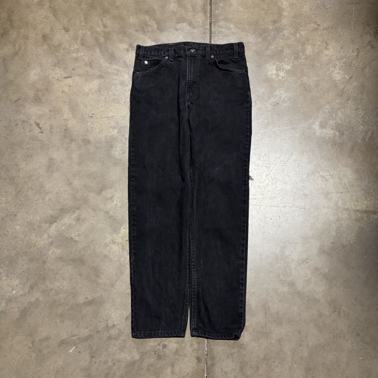 Levi's Vintage 90s Levis 550 Orange Tab Denim Jeans Faded Western Size US 33 - 1 Thumbnail