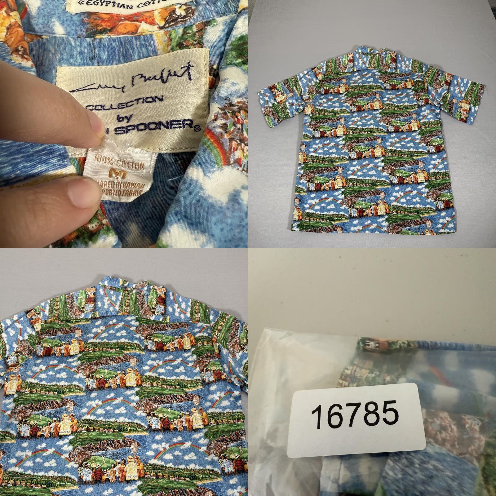 Reyn Spooner Reyn Spooner Shirt Mens M Blue Hawaiian Button-Up Graphic Print Golf Beach Size US M / EU 48-50 / 2 - 8 Thumbnail