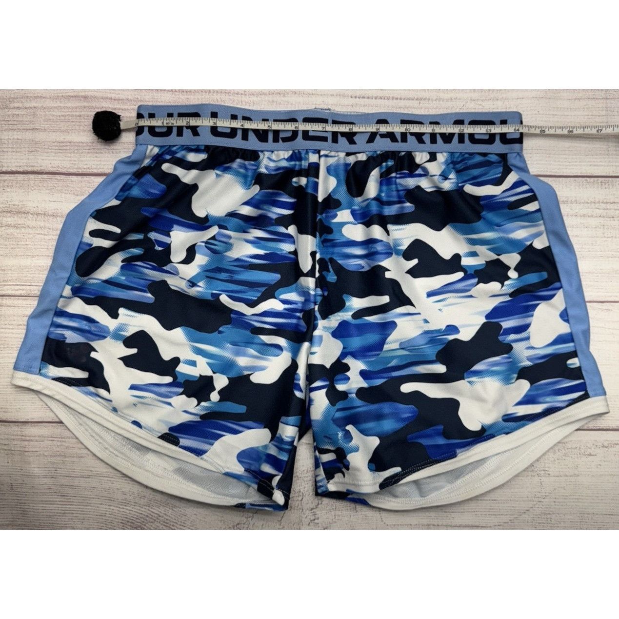 Under Armour UNDER ARMOUR Play Up, 5 Inch Girl's Youth (XL) Shorts Blue C Size 36" / US 14 / IT 50 - 2 Thumbnail