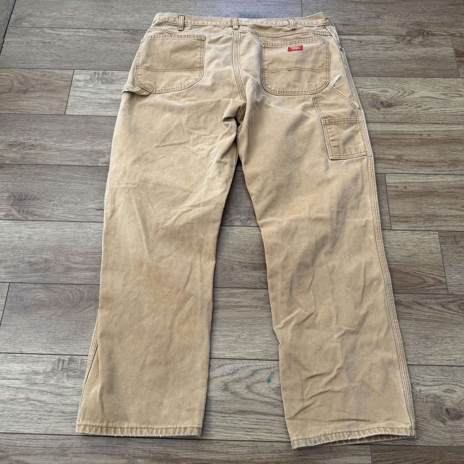 Dickies Dickies Carpenter Tan Distressed Grunge Pants 40x32 Size US 40 / EU 56 - 5 Thumbnail