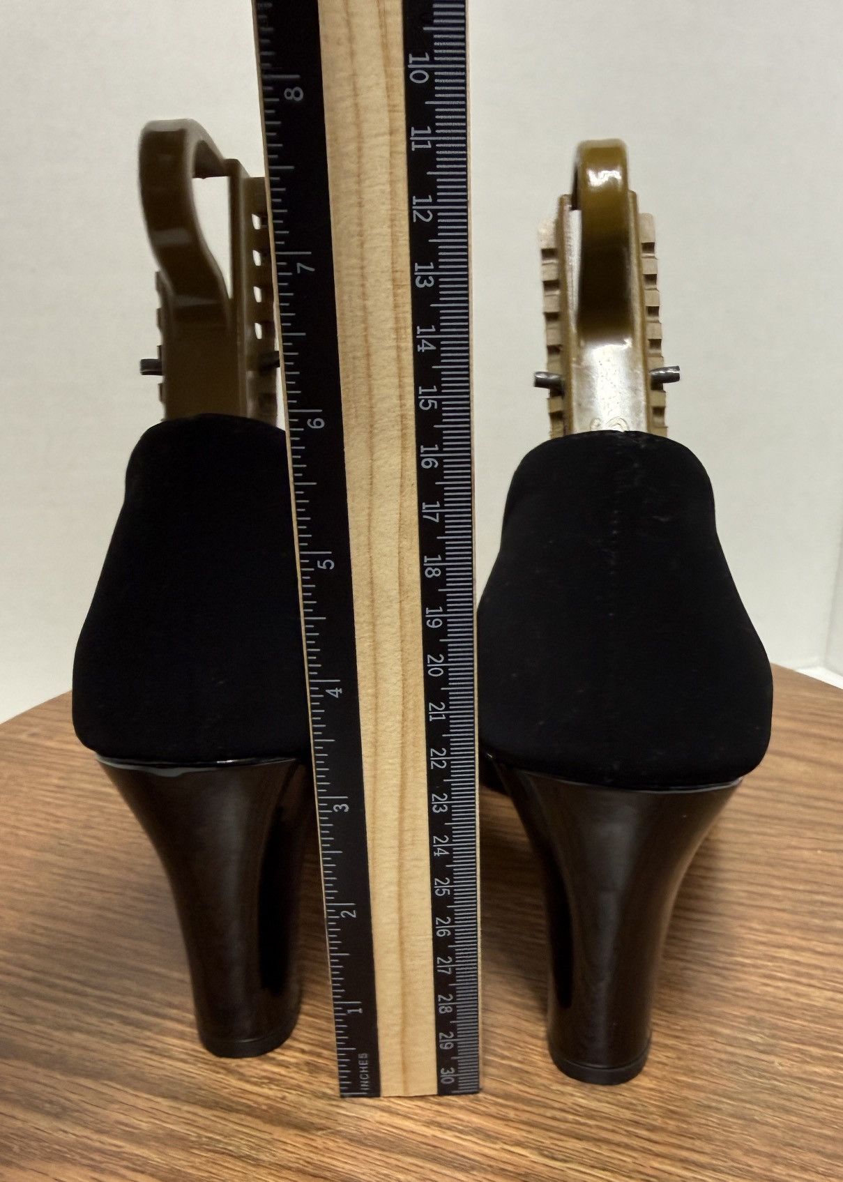 Other Life Stride Women Black Caren PeepToe Soft System Mod Sandal Size US 10 / IT 40 - 6 Thumbnail