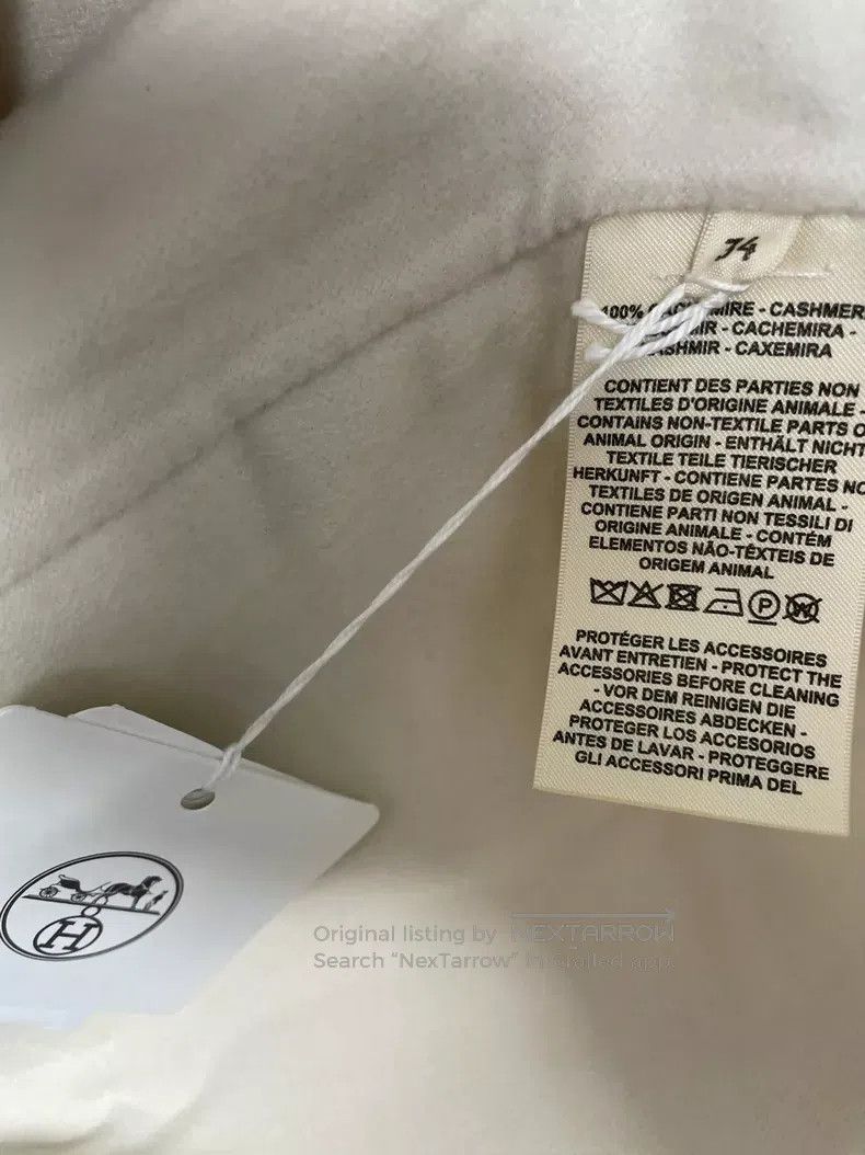 Hermes Hermes Pig nose button cashmere coat Size 4XL / US 24-26 - 4 Thumbnail